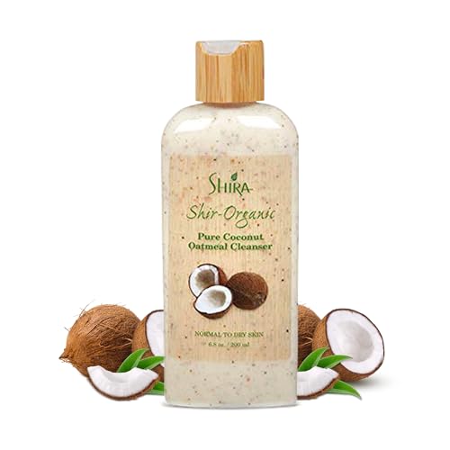 Shira Shir-Organic Pure Coconut Oatmeal Cleanser For Normal To Dry Skin Removes...