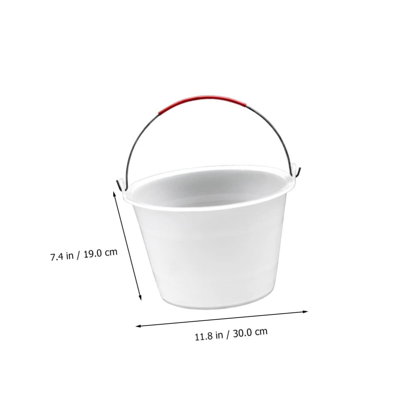 Uonlytech 2pezzi Secchi Plastica Anti-fallimento Per Cemento Barile Resistente e Spesso Per Cantieri Per Stoccaggio e Trasporto Materiali Edili