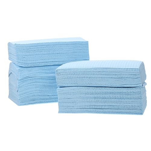 Sets de table jetables bleu OUNONA en papier pulpe de bois imperméable pour manucure