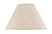Cal Lighting SH-1036 12-Inch Side Round Linen Shade