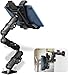 OHLPRO Soporte Tablet Camión Resistente, Montaje iPad Base Atornillada, Brazo Ajustable 3 Secciones 360°, Compatible iPad Pro/Mini 7'-11', Samsung Tab, Coche, Escritorio, Pared, Negocio