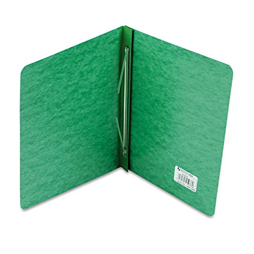 ACCO Pressboard Report Covers, Side Binding for Letter Size Sheets, 3' Capacity, Dark Green (25976)