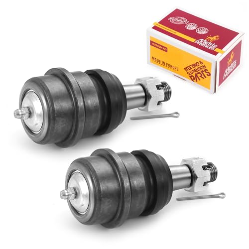 Metrix Premium Chassis Parts - 2 PC Front Upper Ball Joint Kit Fits 94-01 Dodge Ram 1500 4WD, 94-99 Ram 2500 4WD, 84-01 Jeep Cherokee, 86-92 Comanche, 87-17 Wrangler Replacement K3134T, Made in Europe