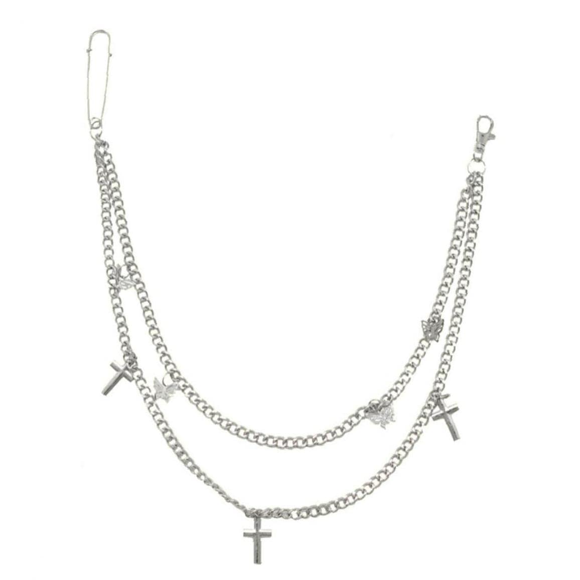 Amazon.co.jp: パンク チェーン ベルト セット ヒップ ホップ ゴシック