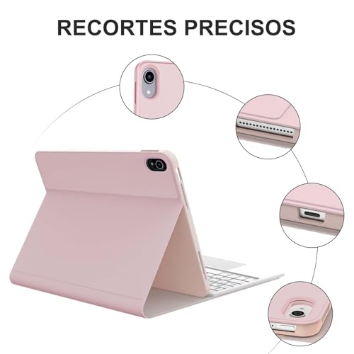 Teclado bluetooth magnético con trackpad de precisión para iPad Ñ 6