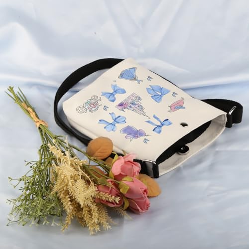 VAMSII Fairy Tale Princess Merch Princess Castle Crossbody Bag for Friend Sister Glass Slipper Gift Movie Fans Gift3