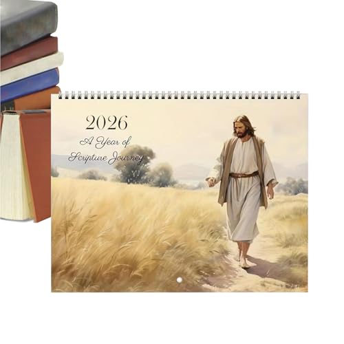 Calendario 2026 - Calendario 2026 Planificador Familiar Del Reino, Planificadores De Decoración Para Colgar En La Pared, Calendarios Cristianos, Planificadores De Horarios Motivacionales Diarios