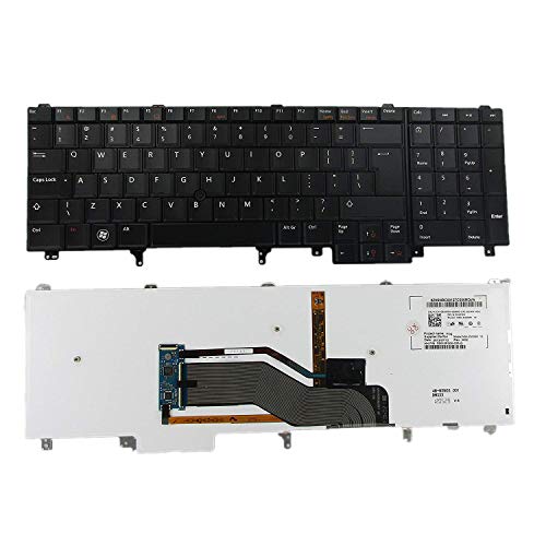 Clavier Dell Latitude E6530 E6540 pour réparer les touches bloquées US Layout