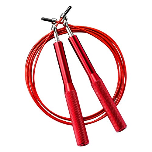 Festnight 10 pés de velocidade ajustável pular corda rolamento de esferas antiderrapante pular corda