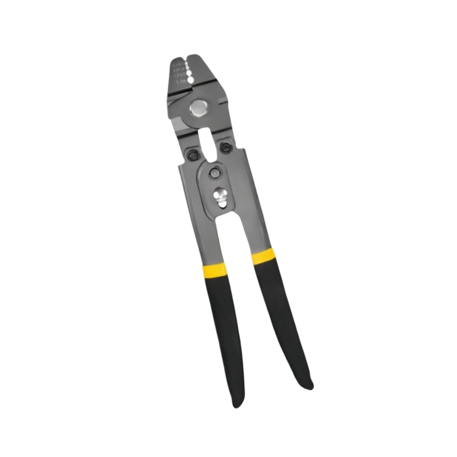 Ferrule Crimper Tool for Aluminum Sleeves, Wire Rope Crimping Pliers with Cutter and Storage Clasp for Repair Use Hand Swaging Tool Ferrule Crimper Sleeve Crimping Fishing Leader Rigging Cable Sleeve