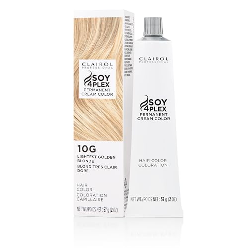 Image of Clairol Professional Permanent Cream Hair Color | 100% Gray Coverage | Blonde, Brown, Black, & Red-Violet Shades | Deep Conditioning & Fade Resistant Results