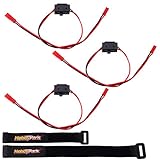 Hobbypark On Off Switch with JST Connectors Plugs for RC Cars Trucks Quadcopters Drones Helicopters...
