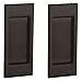 Baldwin PD006.PASS Santa Monica Passage Pocket Door Set with Door Pull from the, Venetian Bronze