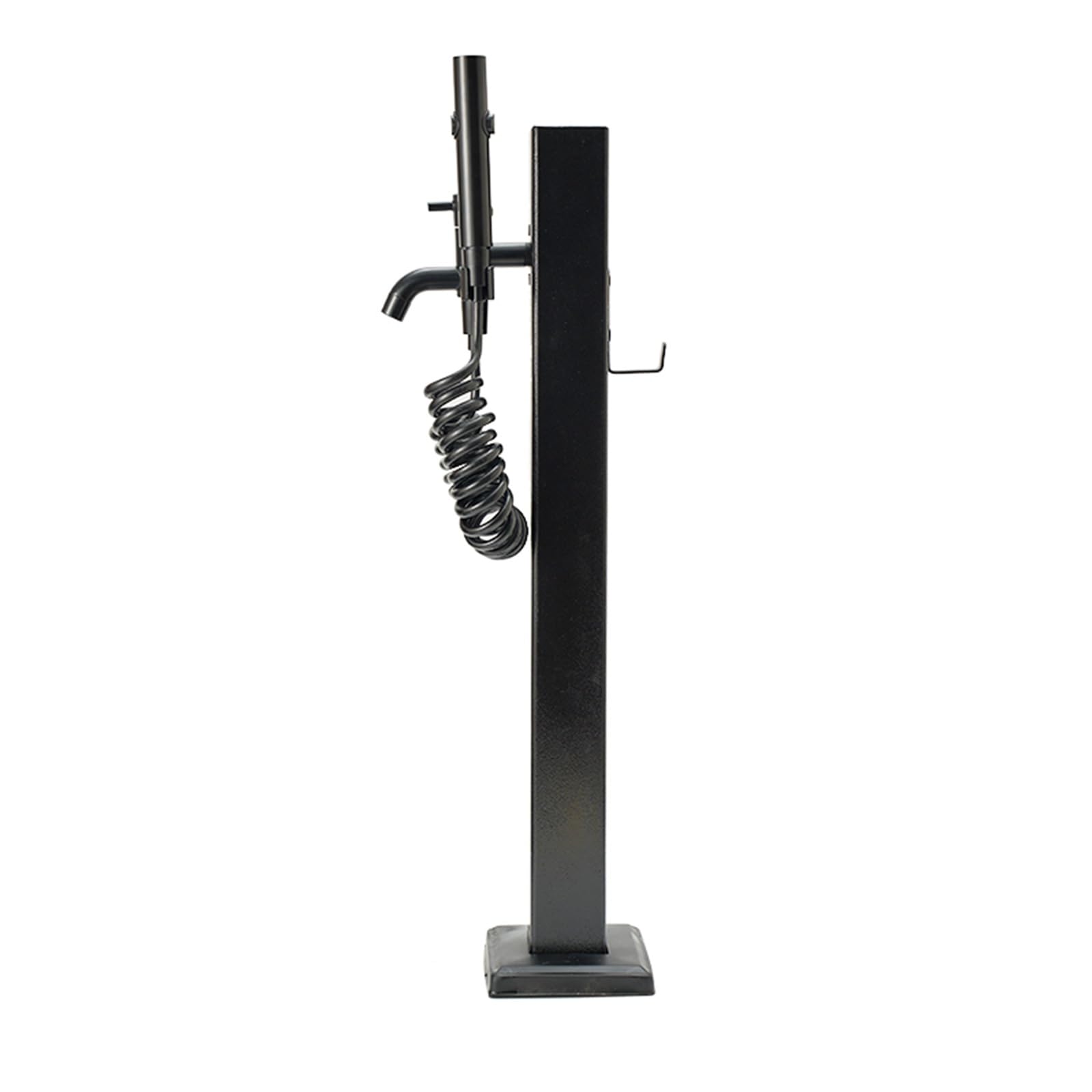 WOTZOV Stainless Steel Square Garden Water Column With Faucet - Decorative Water Feature Fountain & Hydrant For Outdoor Garden & Farm，66cm/26in