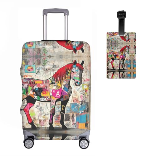 Housse de protection de valise Tieress contre les chocs et vols de bagages
