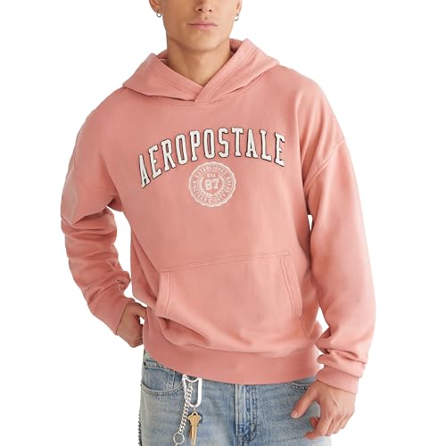 AEROPOSTALE Men's Aero Soft Heritage Fleece Po Hood