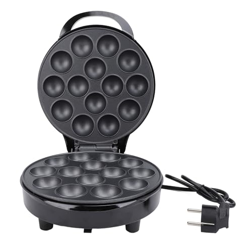 Macchina Elettrica per Takoyaki Takoyaki Tools 14 Fori per Takoyaki Octopus Ball Cake Pop Ebelskiver Macchina Elettrica in Alluminio Antiaderente per Colazione Domestica 750W
