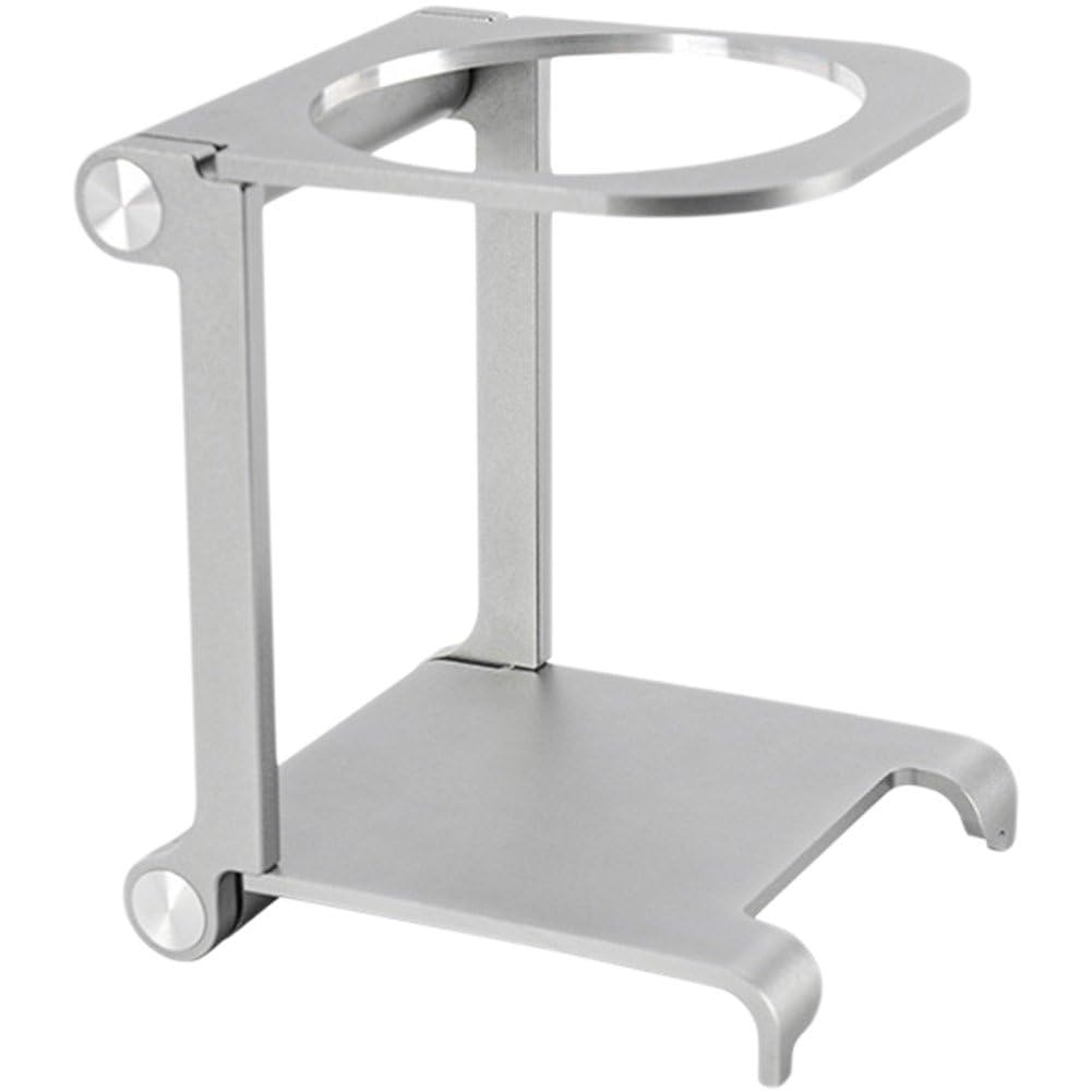 Baokuan Silver Coffee Dripper Stand Station Pour-Over - Foldable Aluminum Coffee Dripper Holder Rack For Home Travel Camping Hiking Pour Over Coffee Portable Espresso Coffee Maker