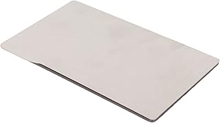 Película de aço magnética para impressora 3D, película de aço magnética de 135 x 80 mm, placa de aço de resina resistente à corrosão, fácil de dobrar 135 x 80 mm para impressora 3D