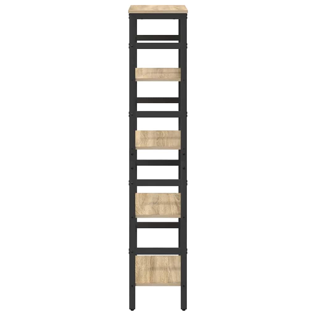 Libreria a 4 livelli, 40 x 29,5 x 149 cm