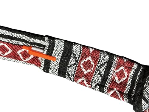 Image of Small Aztec Messenger Bag - Handmade Woven Hippie Hobo Shoulder Handbag - Ikat Tribal Sling Purse for Women