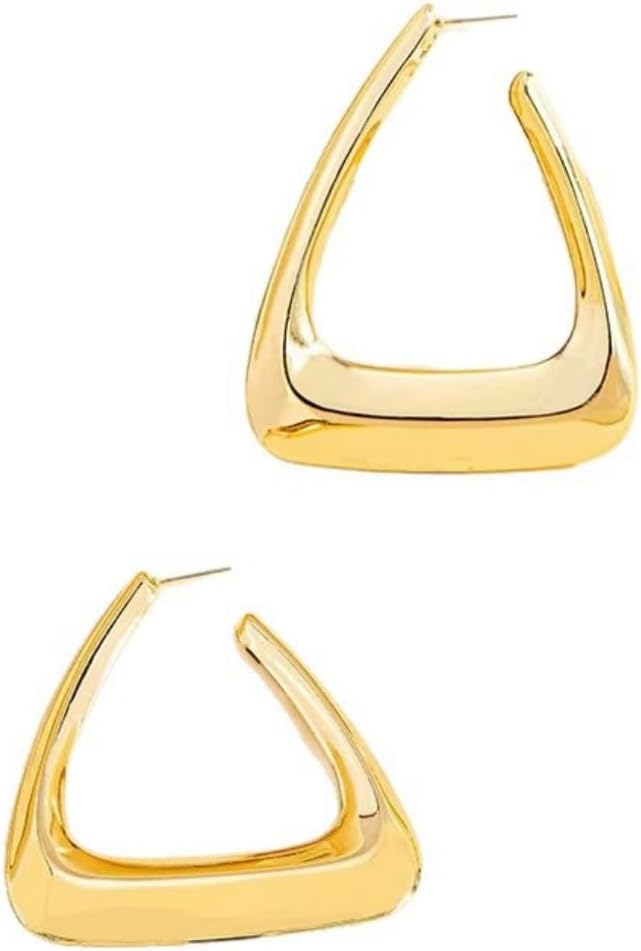 Large Triangle Earrings for Women Geometric Drop Dangle Earrings Geometric Gothic Earrings Earrings Women's Punk Jewelry - Image 4