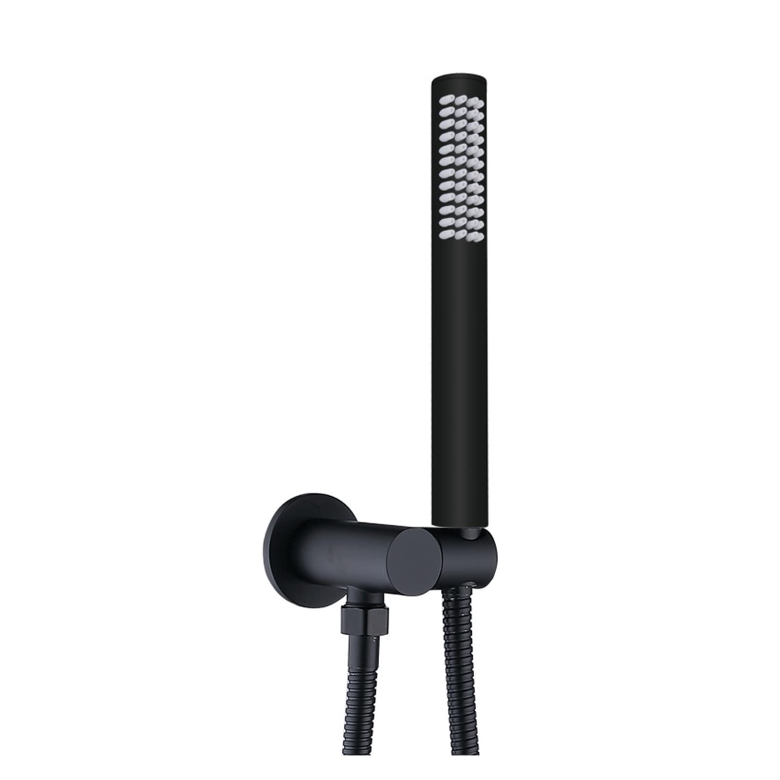 Robinet de douche encastré design carré noir mat haut de gamme