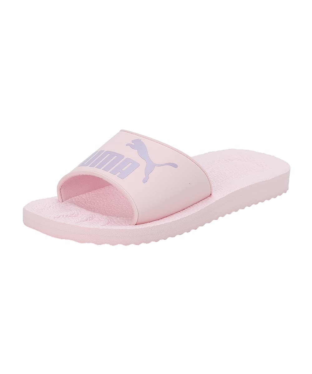 PUMA Purecat Unisex Slide Sandal, Pearl Pink Vivid Violet, 46 EU