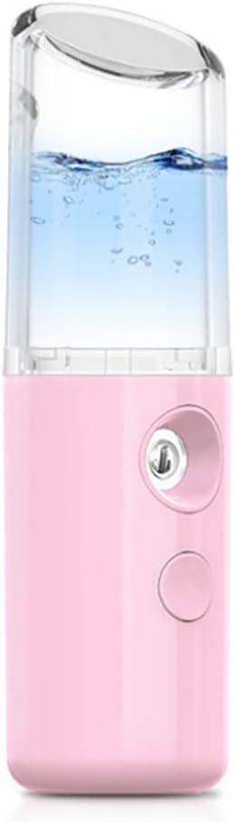 Face Steamer Cold Spray, Draagbare Nano Spray, Mini Draagbare Nano Face Spray Hydraterende Stoom Luchtbevochtiger Facial 25ml Roze