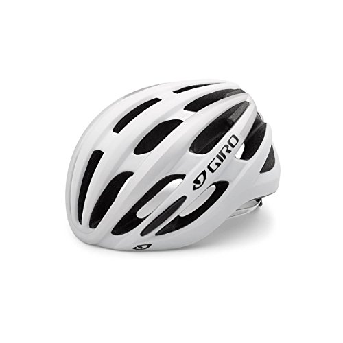 Giro Foray - Casco de ciclismo unisex, color blanco/plateado (matte white/silver), 55 - 59 cm