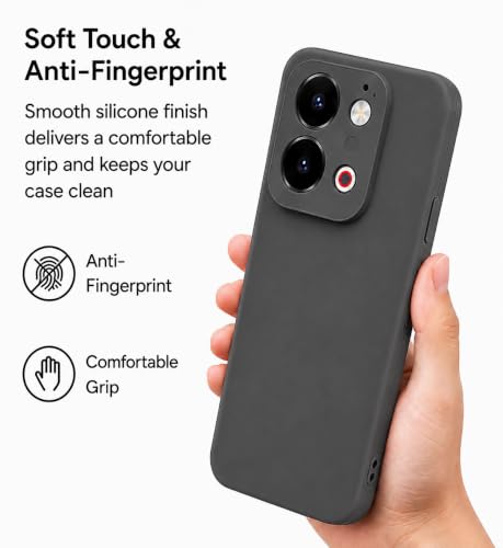 Image of FIRST MART Matte Silicone Back Cover for Vivo T5x - Green