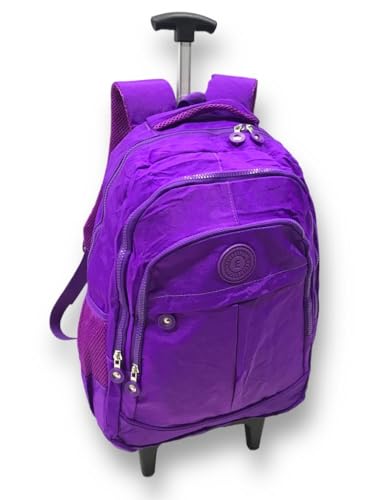 Mochila DeRodinha Adulto Juvenil Em Nylon Tactel Espaço Para Notebook (roxa)