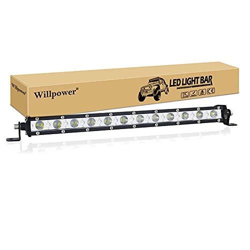 Willpower AUXTINGS 13 inch 60W Single Row LED Light Bar