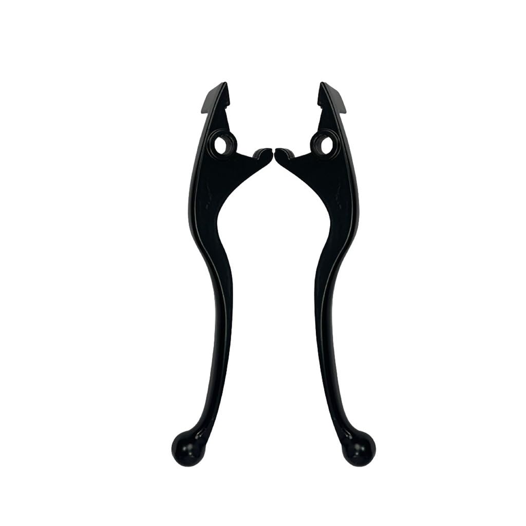 YQIAPZE for Scooter Motorcycle Moped 1PC Left Right Side Black Hydraulic Brake Handle Lever Motorbike Accessories Brake Clutch Levers Handlebars