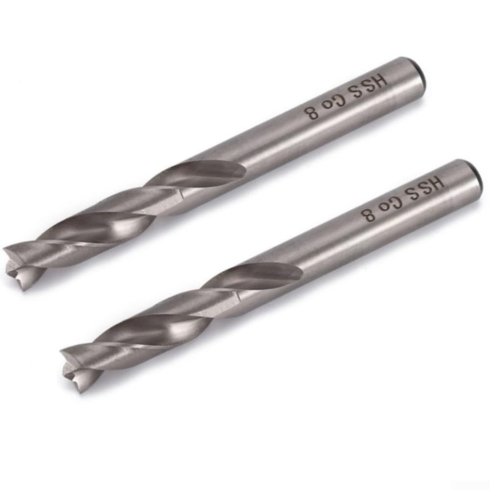 Schweißpunktbohrer, 2 Stück, 8 mm, HSS, Kobalt-Schneidwerkzeug für die Entfernung von Schweißnähten, hohe Härte und Autoreparatur, Wartung, Profis