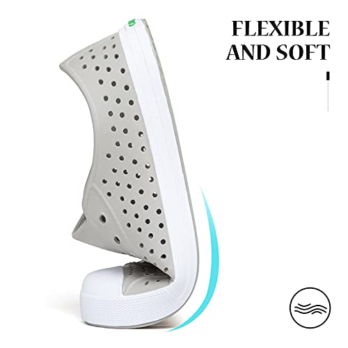 Saguaro Mens And Womens Quick Dry Water Clogs Comfortable Slip On Garden Shoes Fashion Sneakers For Outdoor Sports Gray 9 Women/7 Men #TOP4