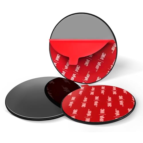 GUANDA TECHNOLOGIES CO. LTD. Dashboard Pad Mounting Disk for Suction Cup Phone Mount 3.2 (82mm) 3M Car Sticky Base Plate for Phone Holder Dash Mount GPS Holder