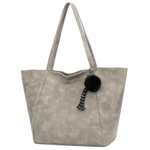 Image of TANTOMI Tote Purse for Women Large Shoulder Bag for Work Travel Purse and Handbags Weekender Bag with Zipper