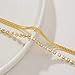 ASCOMY Gold Ankle Bracelets for Women Dainty Layered Classic Tennis Ball Chain Anklets Shining Cubic Zirconia Diamond Rhinestone Anklet Bling Summer Beach Foot Chain Anklet Jewelry Gift