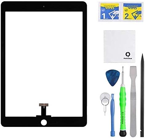 Fixcracked Touch Screen Replacement Parts Digitizer Glass Assembly for ipad pro 10.5(A1701,1709) + Professional Tool Kit(Black)