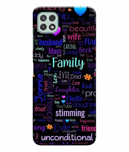 Image of Printed Hard Back Case Cover & Compatible for Samsung Galaxy A22 5G | Motivation Inspired Quotes (Multicolor) - D1208