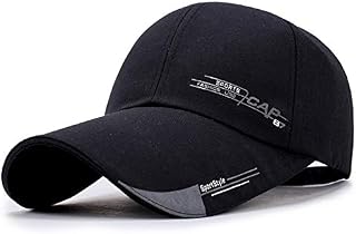 Alexvyan Men Cotton Sun Visor Cap Sport Baseball Golf Cricket Adjustable Breathable Summer Cap For Golf Tennis Cricket Cyc... Price In India