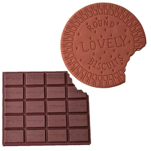 ノートブック メモ帳 チョコレート形状 クッキー形状 学生 かわいい 手書き メモパッド ポケット 文房具 学校 オフィス用 2点セット