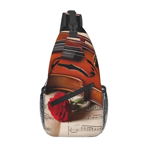 Sling Bag para hombre y mujer negra
