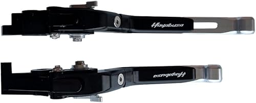 Miniatura 4 de Accesorios de motocicleta graba logo palancas de freno y embrague ajustable plegable extensible CNC compatible con Suzuki GSX-R1300 GSXR 1300 Gixxer