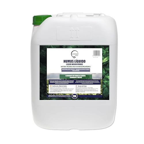 GREENGOF Humus Líquido de Lombriz Premium 20L. Enriquecido con Le...