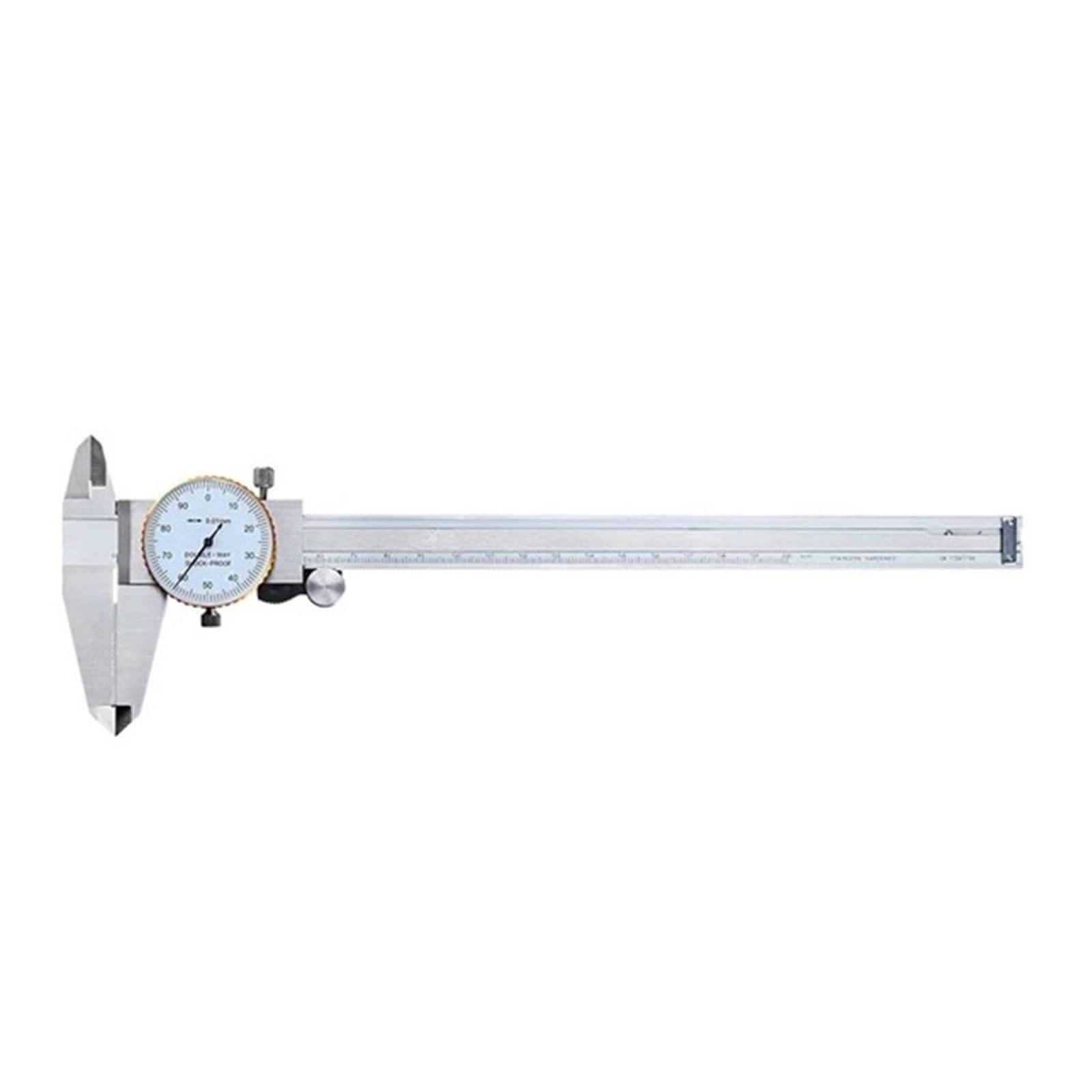 Bdayek One Color Vernier Calipers 0.01Mm Dial Calipers Stainless Steel Vernier Caliper 0-200Mm/8 Metric Gauge Measuring Tools
