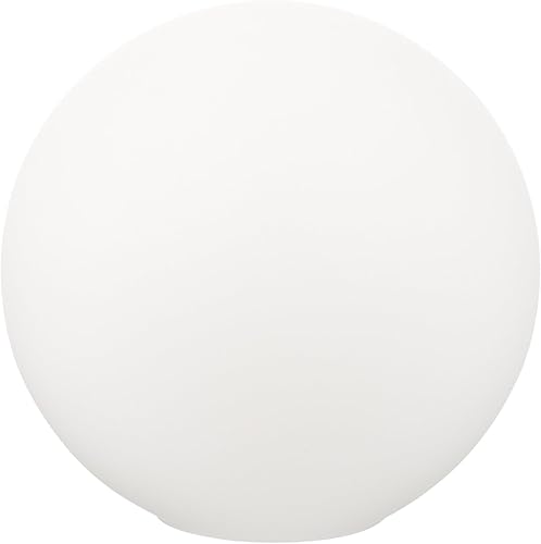 HOMSFOU Pantalla de lámpara esmerilada de bola de cristal para lámpara de techo, pantalla acrílica, poste globo, pantalla transparente, campana,