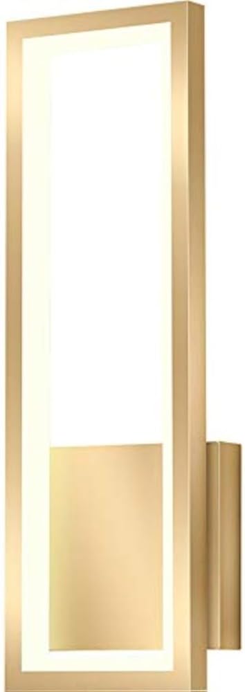 KBUUKYYXouy Modern Wall Light d Hardwired | Rectangular e Art Deco Wall Sconces | 16W Warm Light Wall Lighting Fixture | Wall Mounted Lights for Bedroom Bedside Hallway Living Room Stairway Hotel