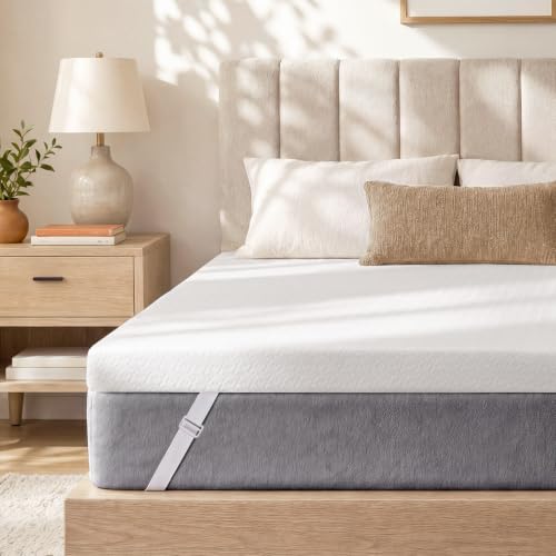 Image of Czpalo 3 Inch Gel Memory Foam Mattress Topper Twin, Cooling Mattress Topper with Removable & Washable Bamboo Cover, CertiPUR-US Certified